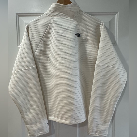 The North Face Women's DOTKNITT™ Thermal ¼-Zip Pullover Size L NWT White Dune - Picture 11 of 16